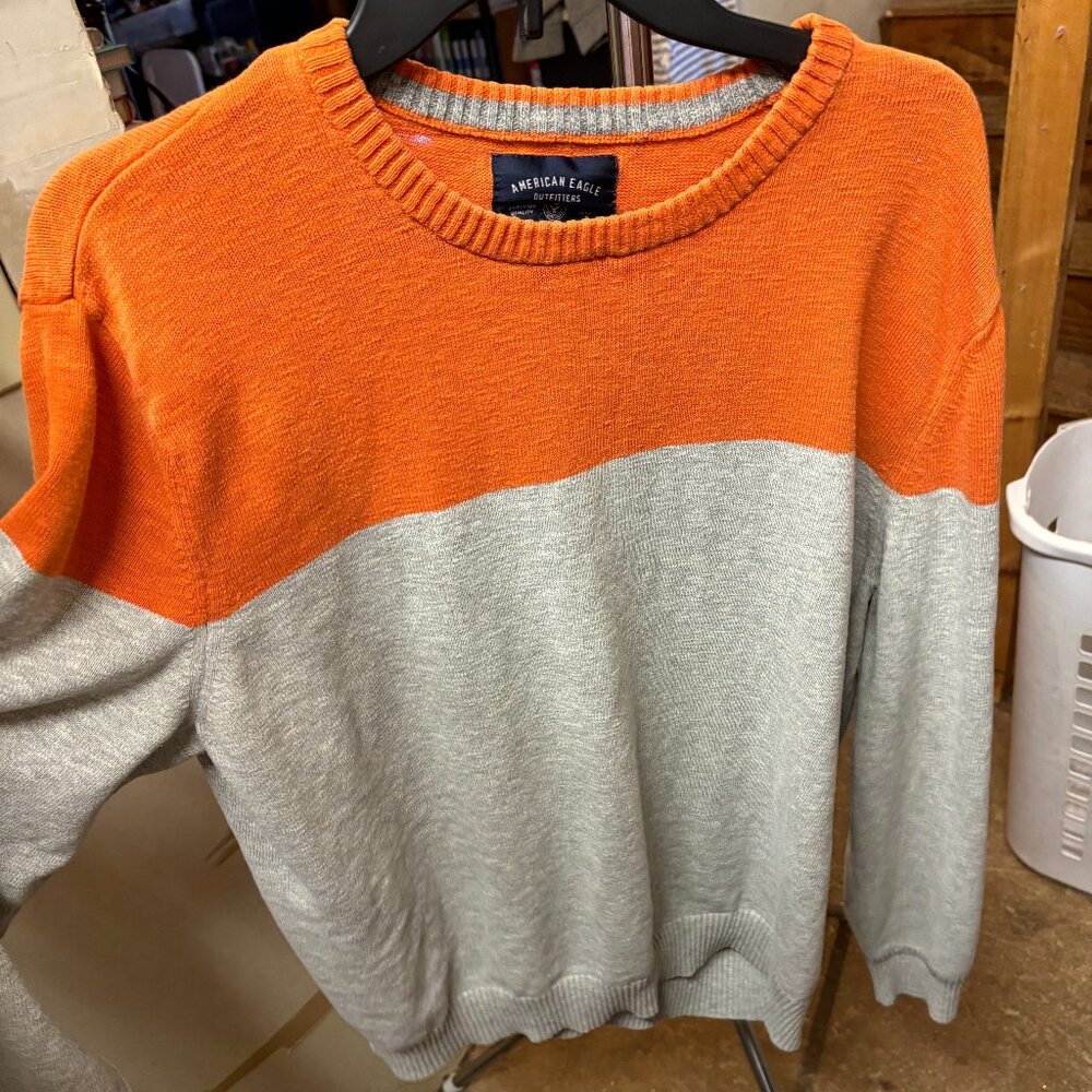 AE Split Color Sweater